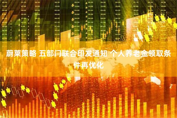 蔚莱策略 五部门联合印发通知 个人养老金领取条件再优化